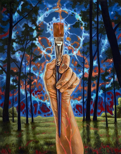Black Market Art Company Key to the Universe Print