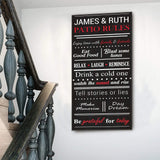 Patio Rules Sign - Tailored Canvases - Flyclothing LLC