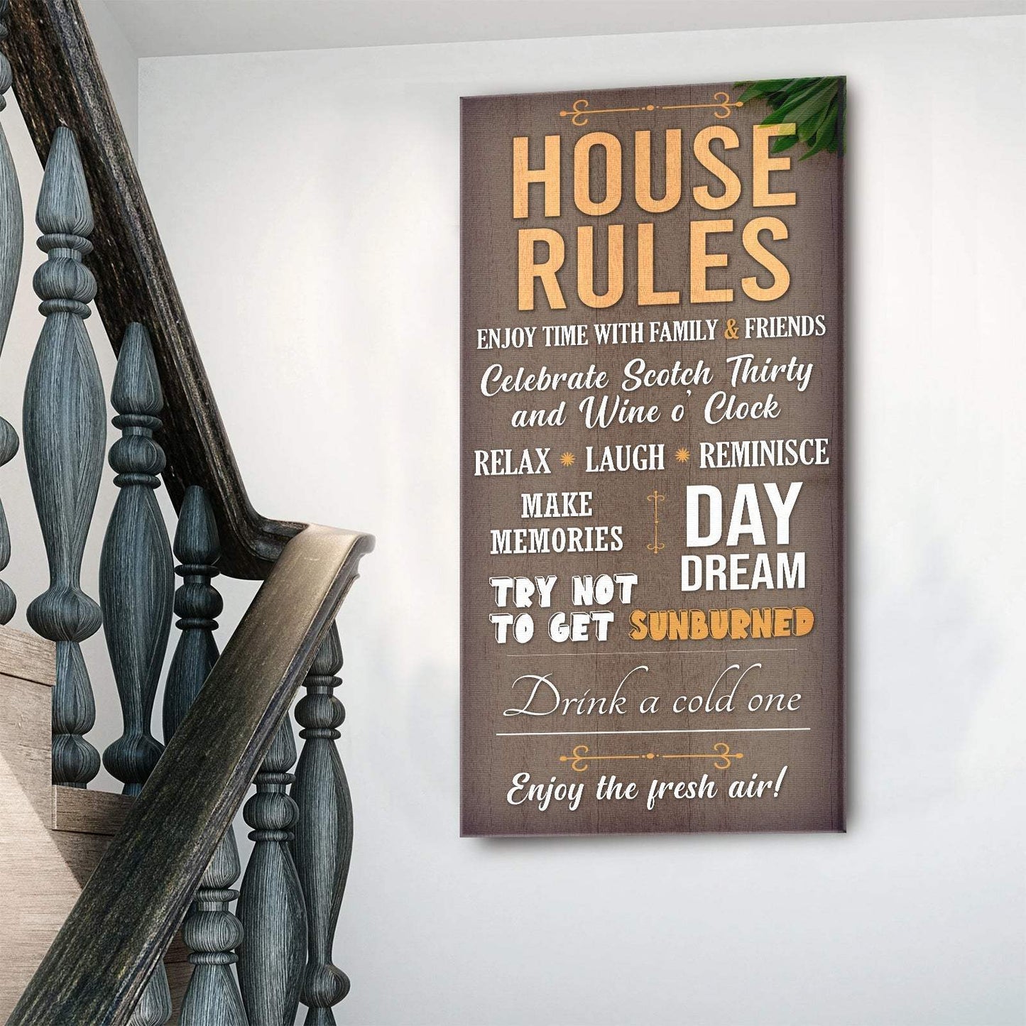 Patio Rules Sign - Tailored Canvases - Flyclothing LLC