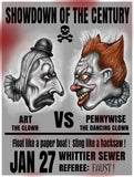 Black Market Art Company Killer Clown Town Print