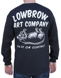 Black Market Art Company Kills on Contact Men's Long Sleeve T-Shirt