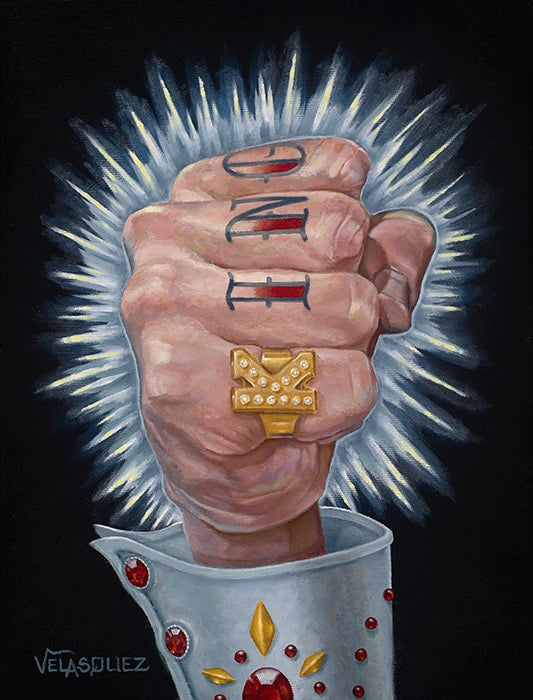 Black Market Art Company King Fist Print