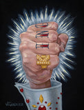 Black Market Art Company King Fist Print