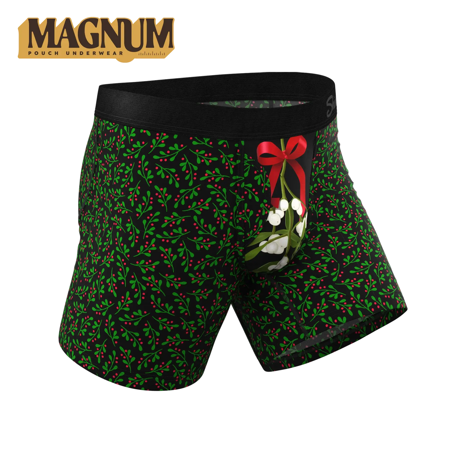 The Kiss Me There | Mistletoe Ball Hammock® Magnum Big Pouch Underwear - Shinesty - Flyclothing LLC