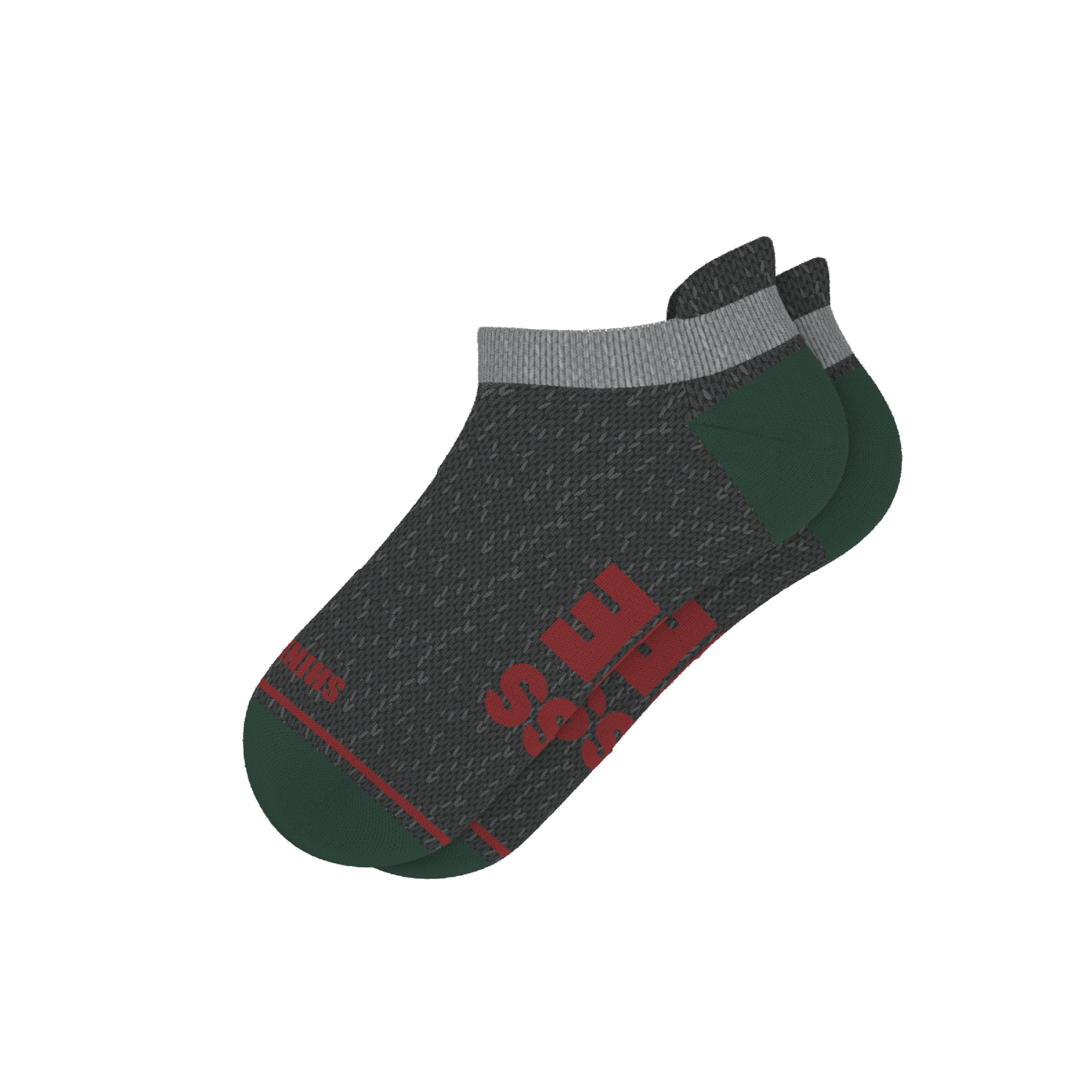The Kiss Me There | Mistletoe Heel Hammock™ Ankle Socks - Shinesty