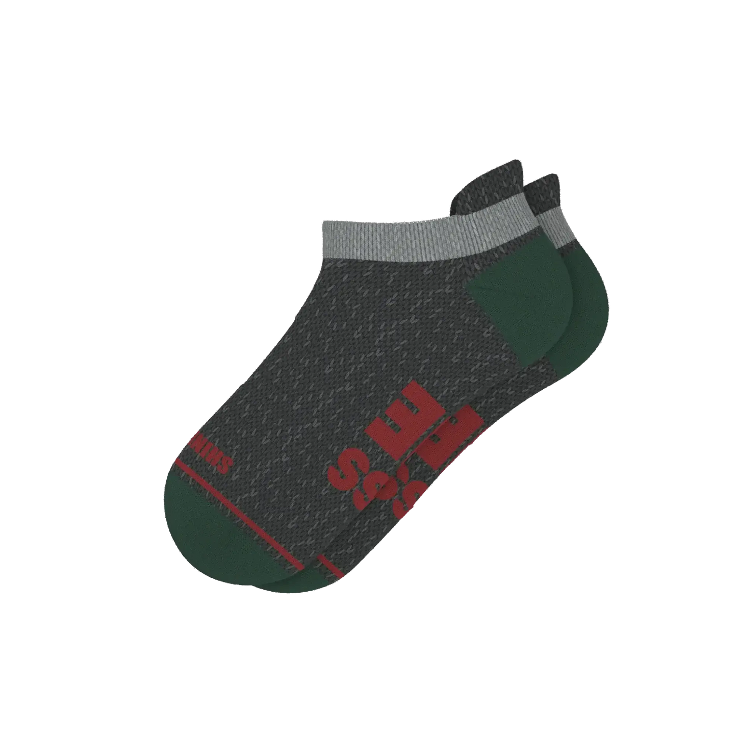 The Kiss Me There | Mistletoe Heel Hammock™ Ankle Socks