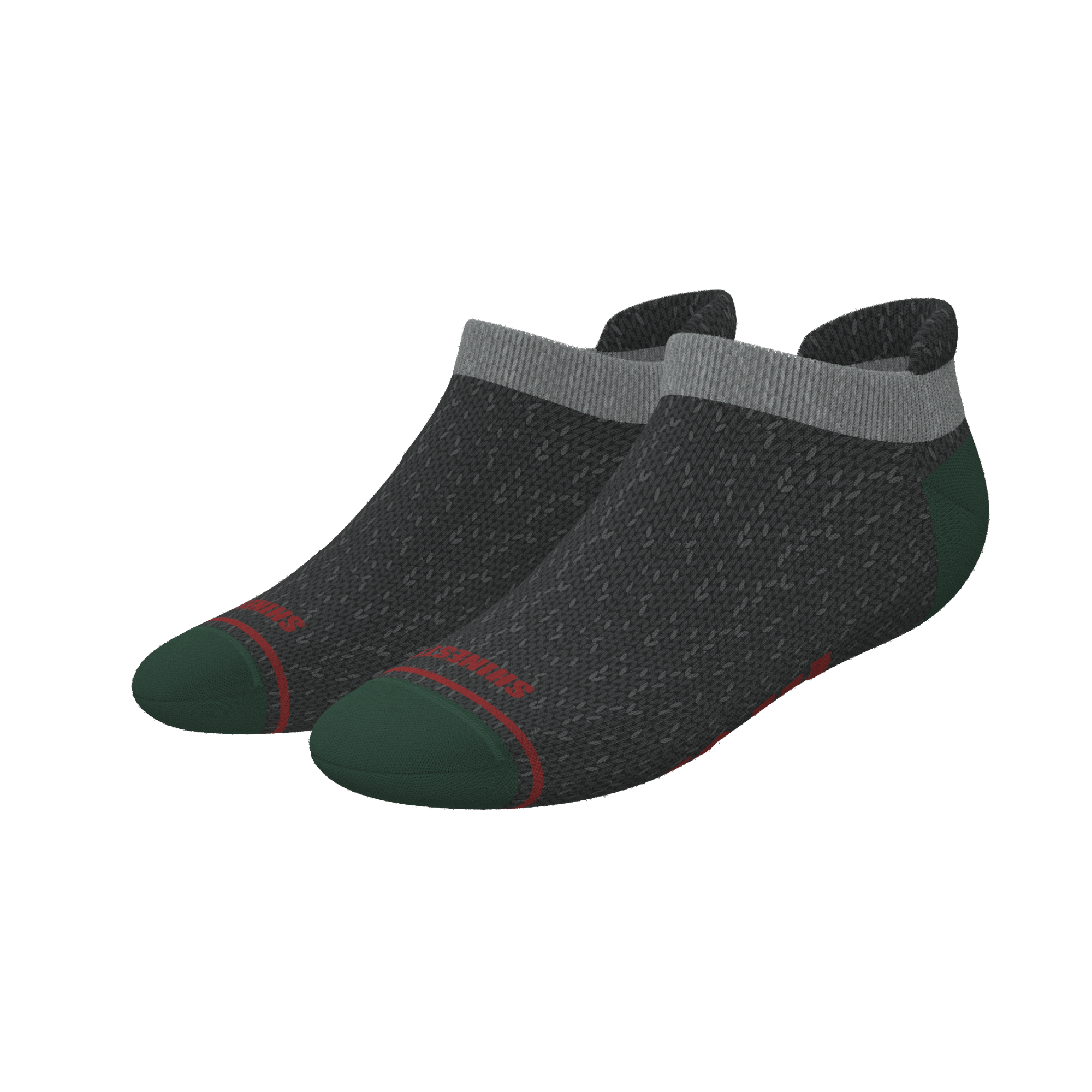 The Kiss Me There | Mistletoe Heel Hammock™ Ankle Socks - Shinesty