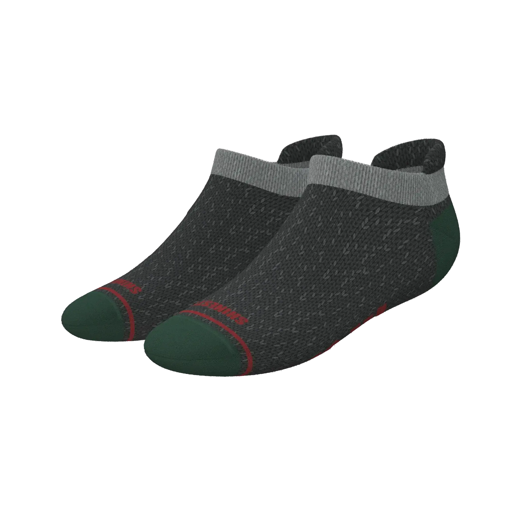 The Kiss Me There | Mistletoe Heel Hammock™ Ankle Socks