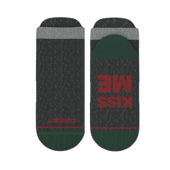The Kiss Me There | Mistletoe Heel Hammock™ Ankle Socks - Shinesty