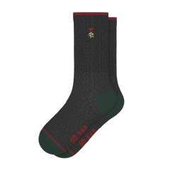 The Kiss Me There | Mistletoe Heel Hammock™ Crew Socks - Shinesty