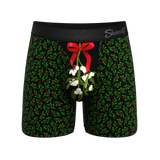 The Kiss Me There | Mistletoe Ball Hammock® Magnum Big Pouch Underwear - Shinesty - Flyclothing LLC