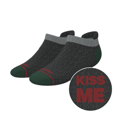 The Kiss Me There | Mistletoe Heel Hammock™ Ankle Socks - Shinesty