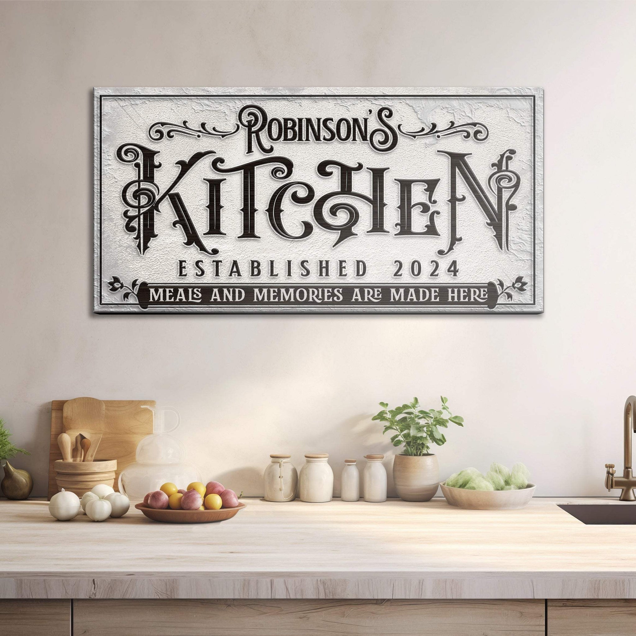 Kitchen Sign VI - Tailored Canvases - Flyclothing LLC