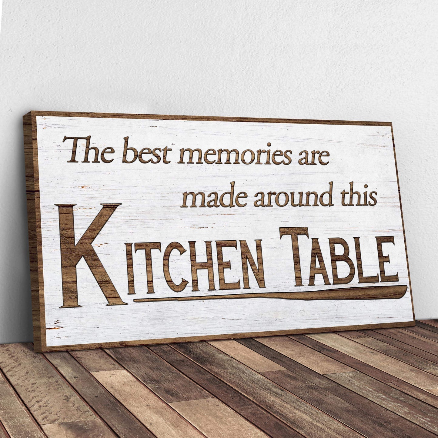 Kitchen Table Wall Art Sign - Tailored Canvases - Flyclothing LLC