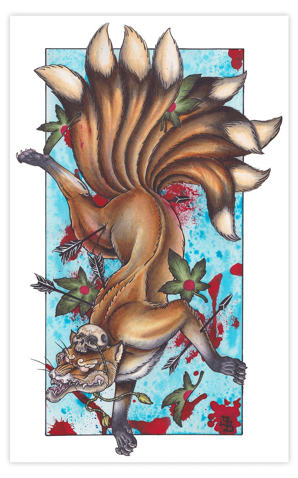Black Market Art Company Kitsune Print