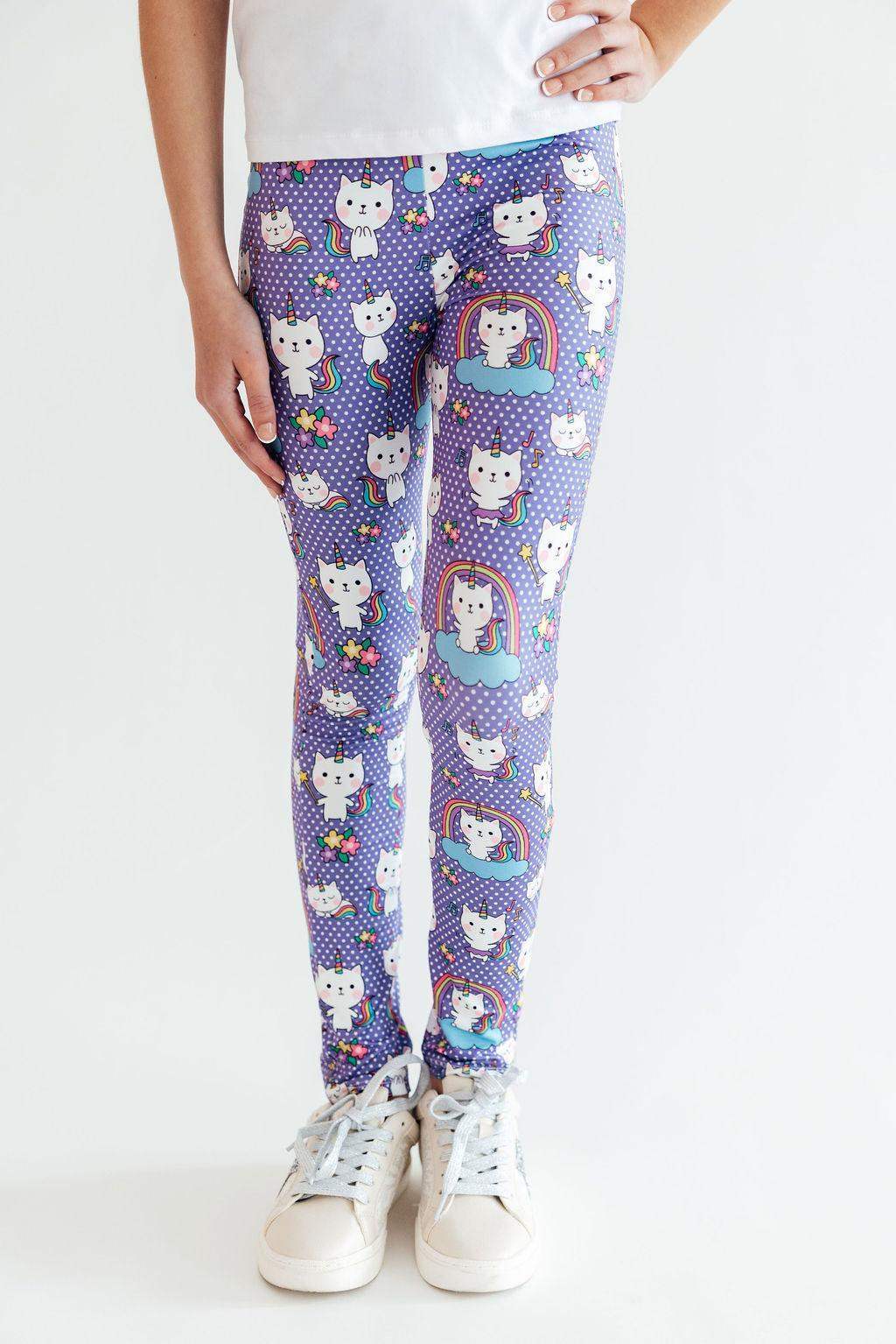 Kitties in the Clouds Leggings - Mila & Rose ® - Flyclothing LLC