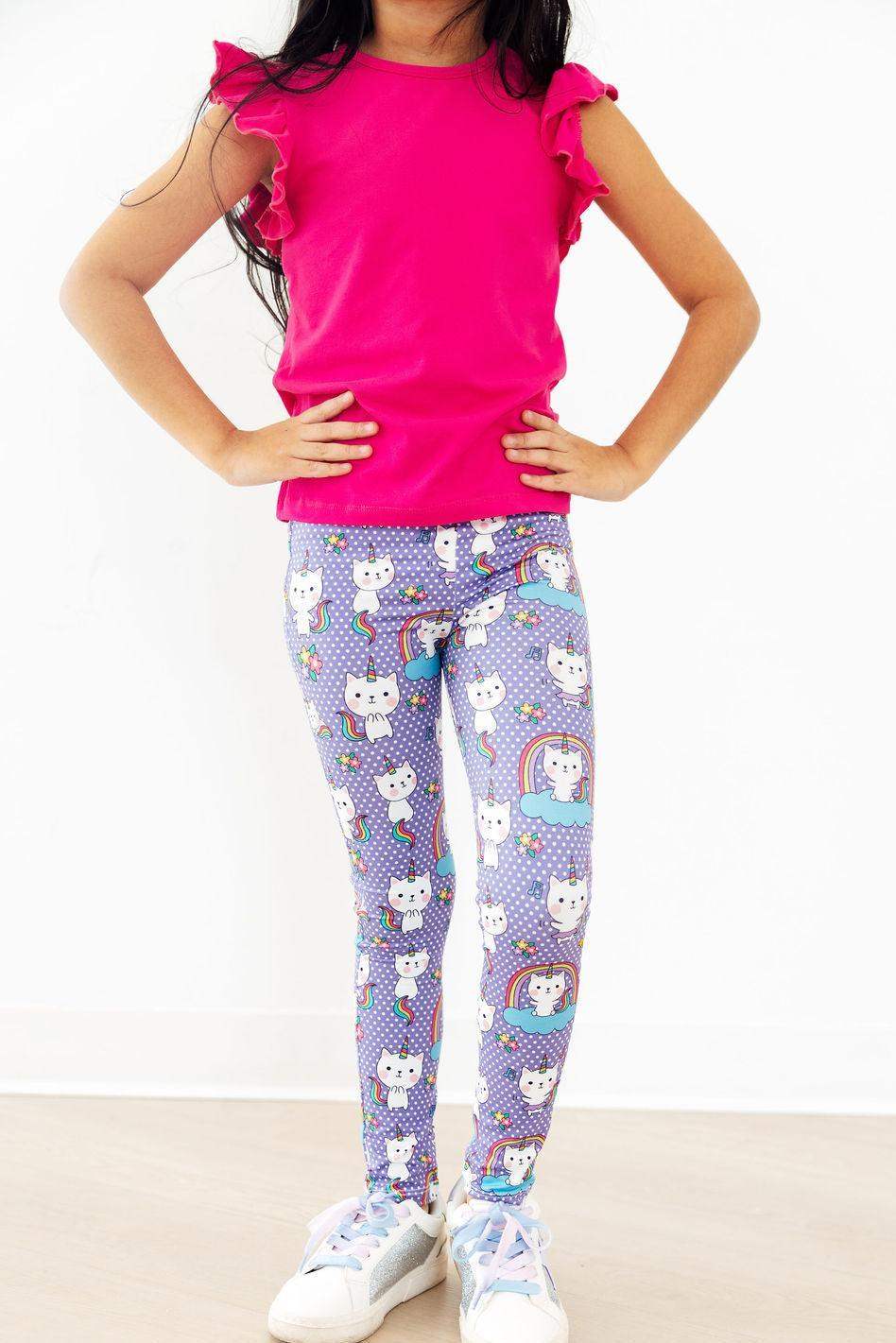Kitties in the Clouds Leggings - Mila & Rose ® - Flyclothing LLC