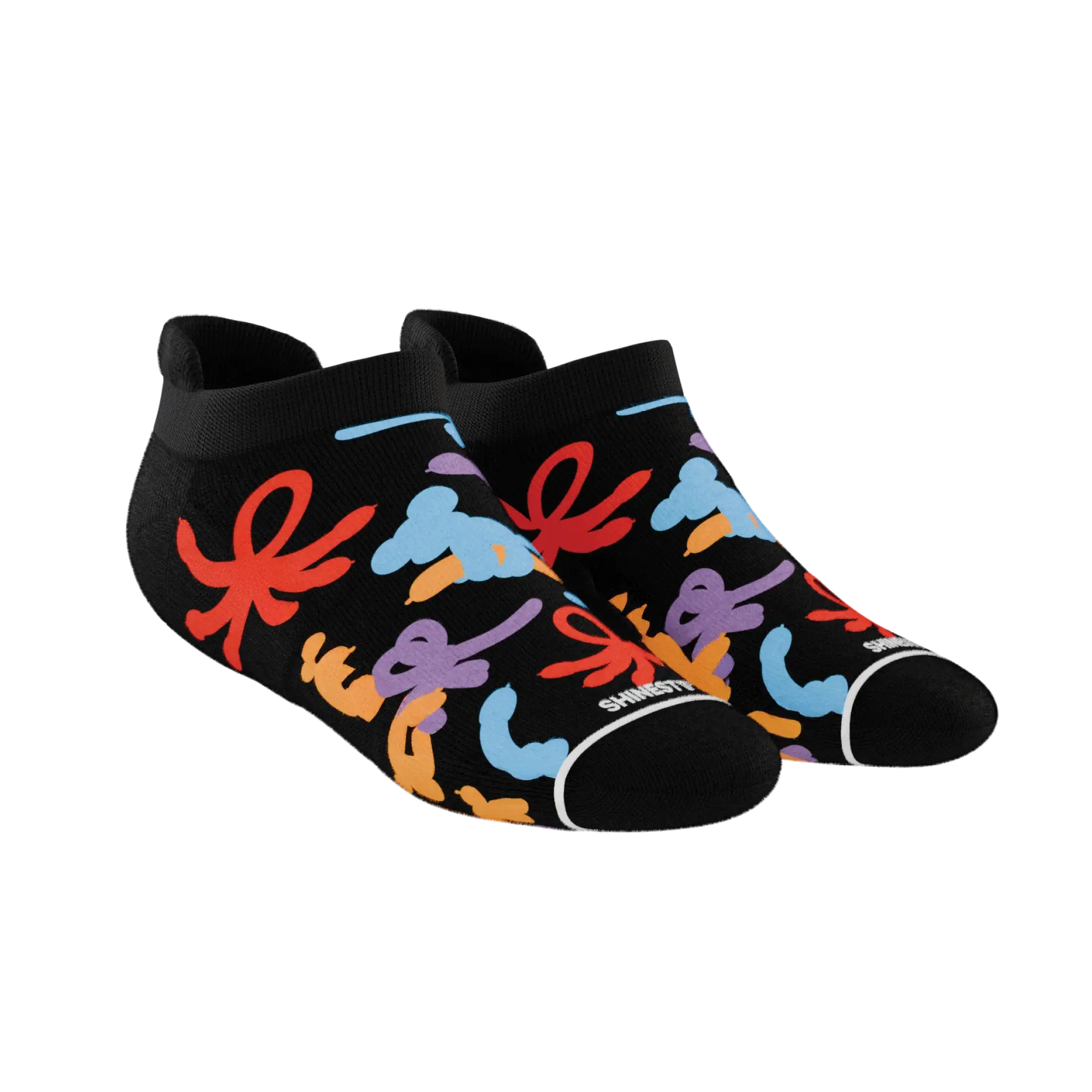 The Knot Tonights | Balloon Animal Heel Hammock™ Ankle Socks - Shinesty - Flyclothing LLC