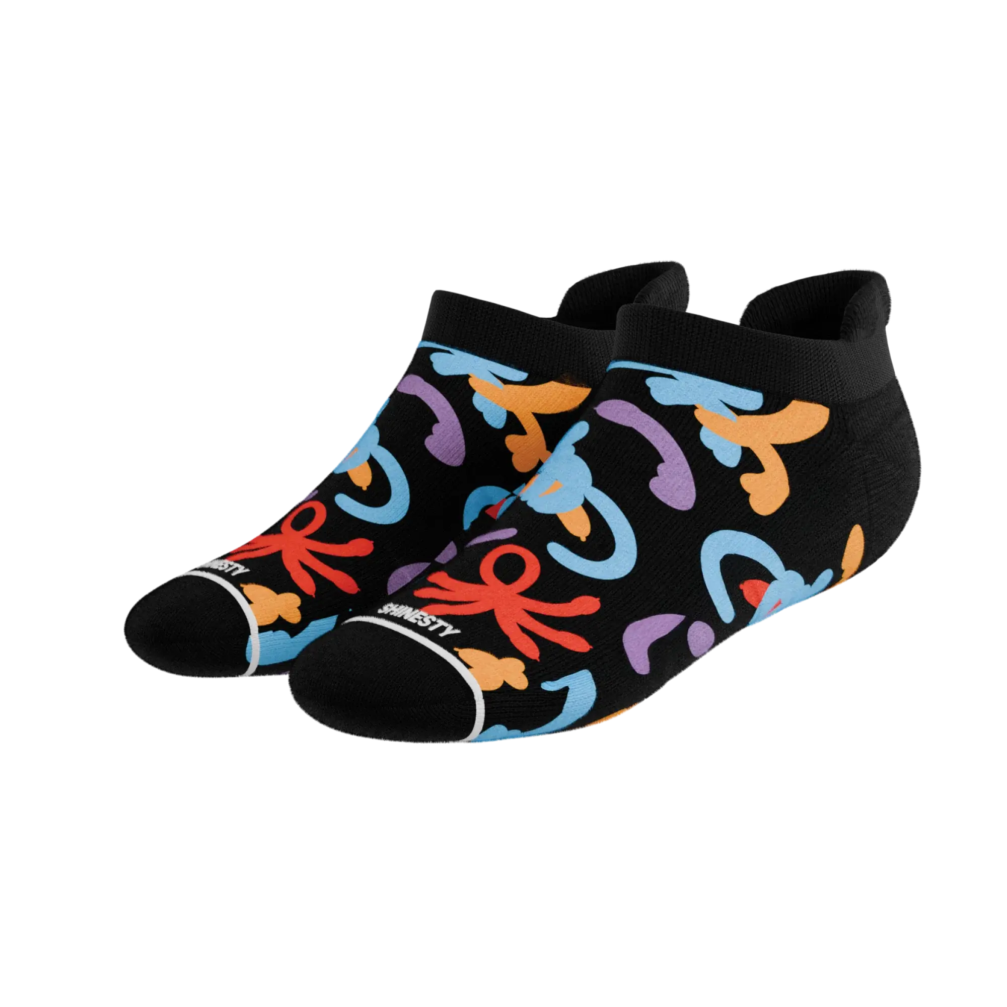 The Knot Tonights | Balloon Animal Heel Hammock™ Ankle Socks - Shinesty - Flyclothing LLC