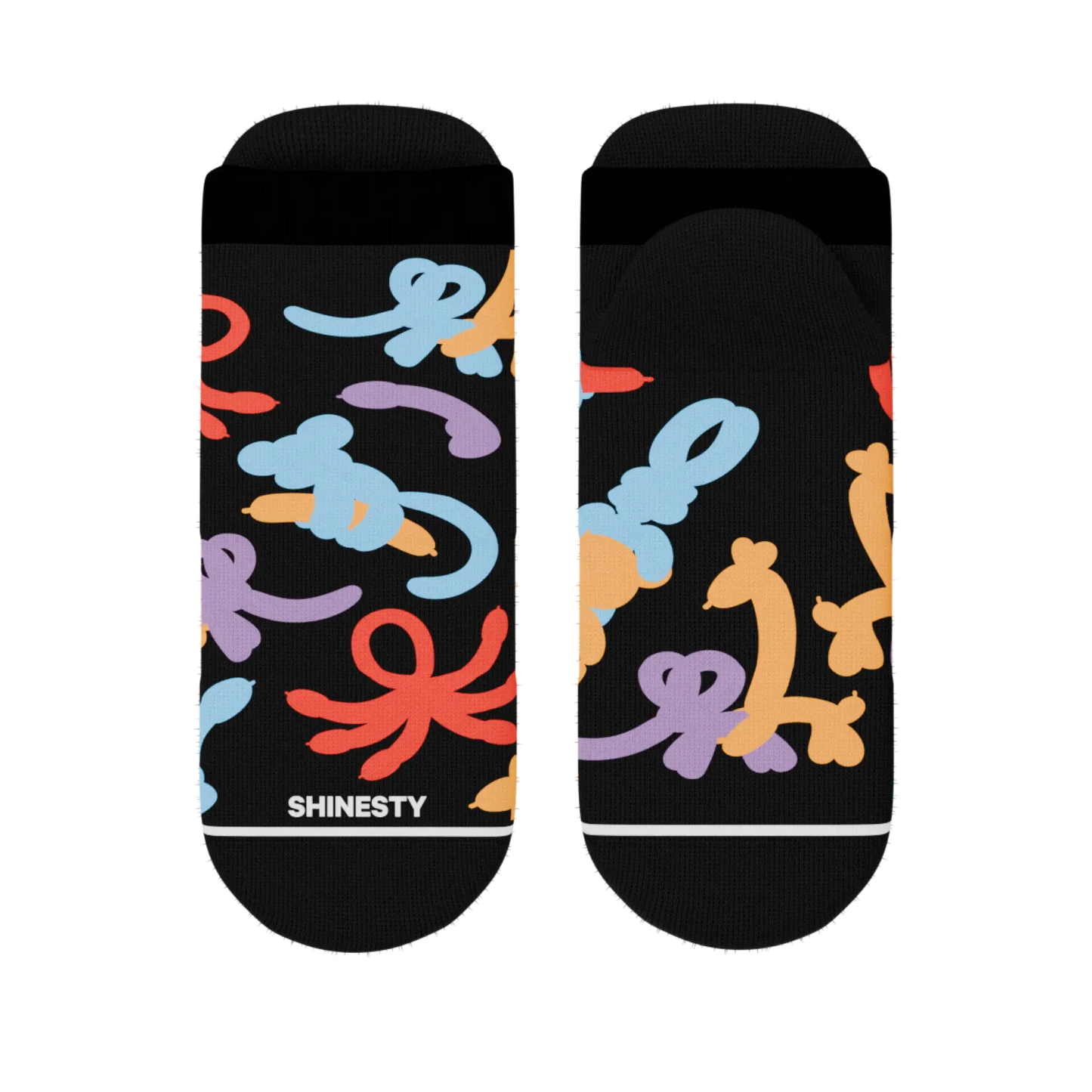The Knot Tonights | Balloon Animal Heel Hammock™ Ankle Socks - Shinesty - Flyclothing LLC