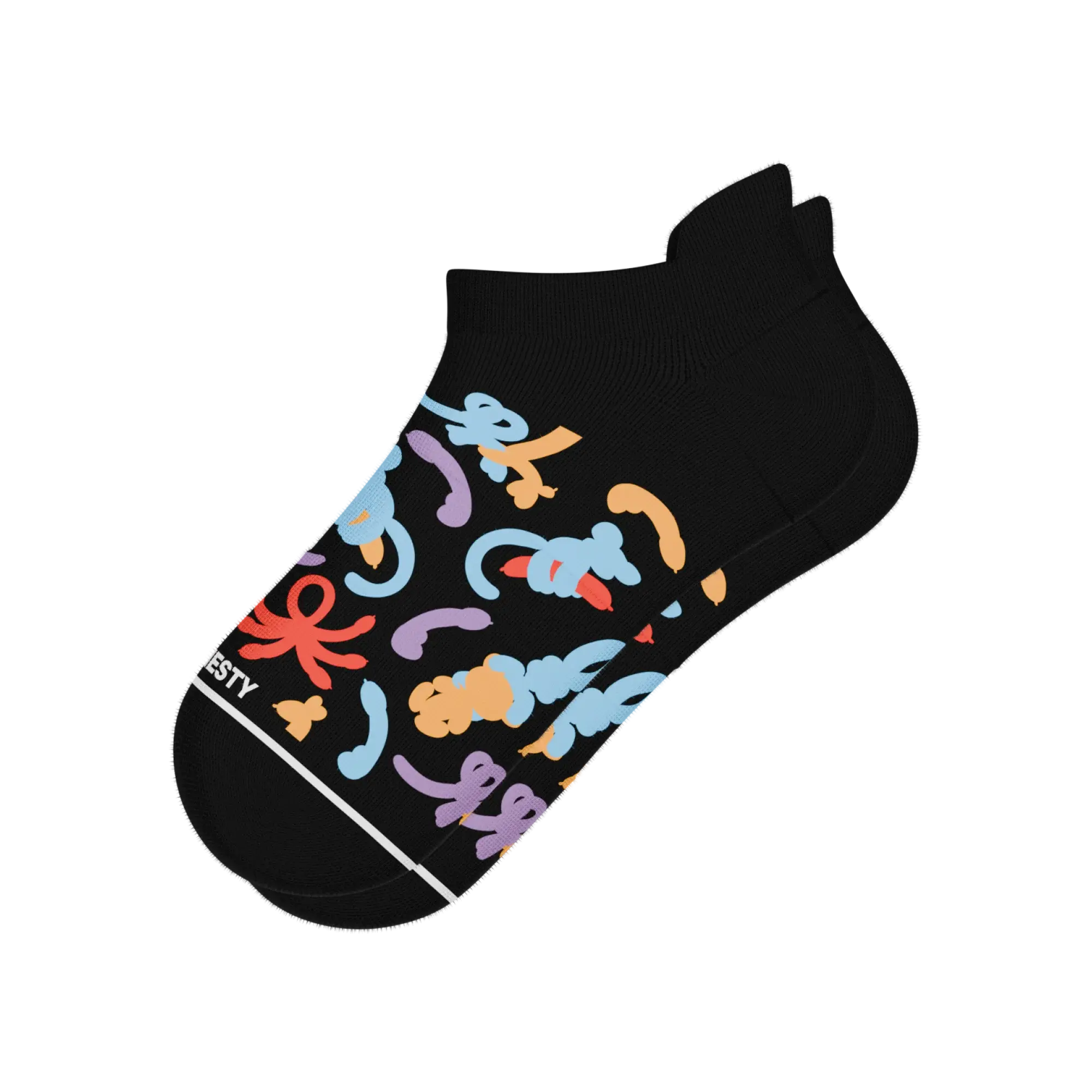 The Knot Tonights | Balloon Animal Heel Hammock™ Ankle Socks - Shinesty - Flyclothing LLC
