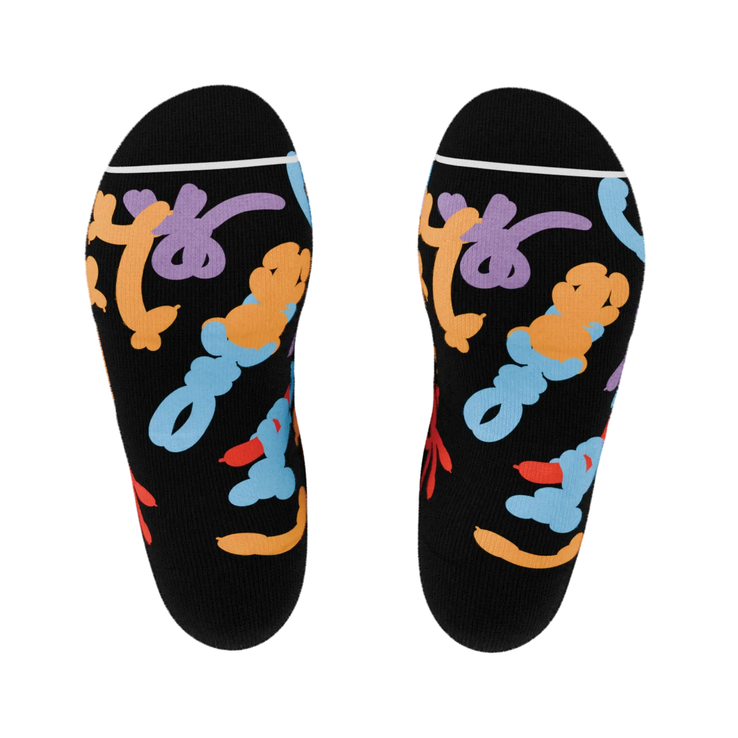 The Knot Tonights | Balloon Animal Heel Hammock™ Ankle Socks - Shinesty - Flyclothing LLC