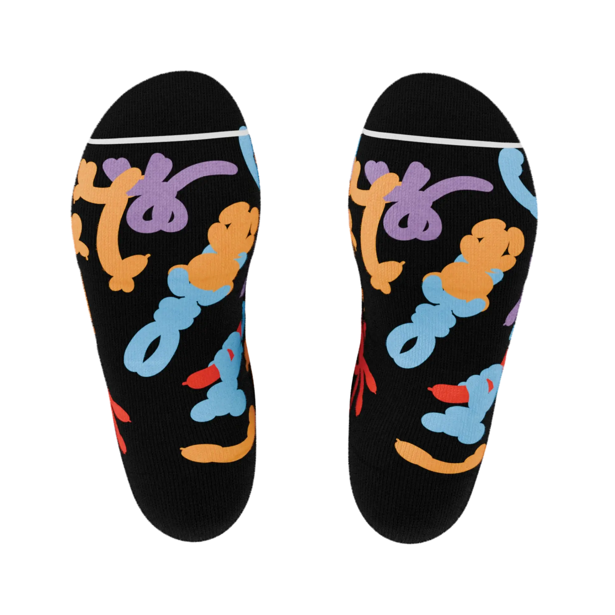 The Knot Tonights | Balloon Animal Heel Hammock™ Ankle Socks - Shinesty - Flyclothing LLC