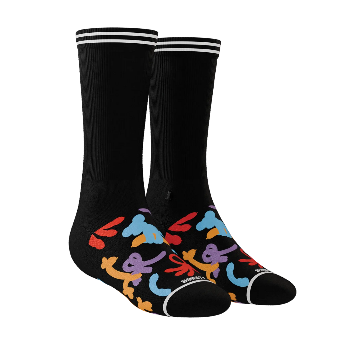 The Knot Tonights | Balloon Animal Heel Hammock™ Crew Socks - Shinesty - Flyclothing LLC