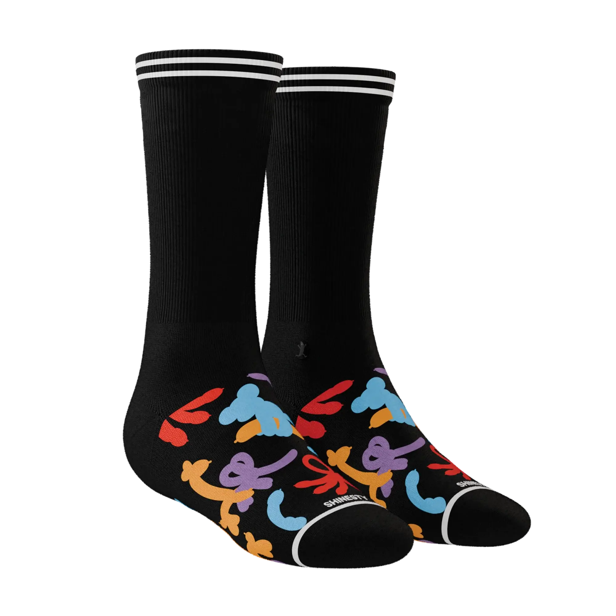 The Knot Tonights | Balloon Animal Heel Hammock™ Crew Socks - Shinesty - Flyclothing LLC