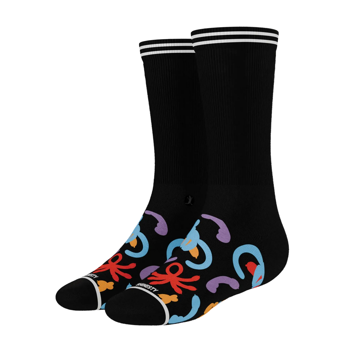 The Knot Tonights | Balloon Animal Heel Hammock™ Crew Socks - Shinesty - Flyclothing LLC