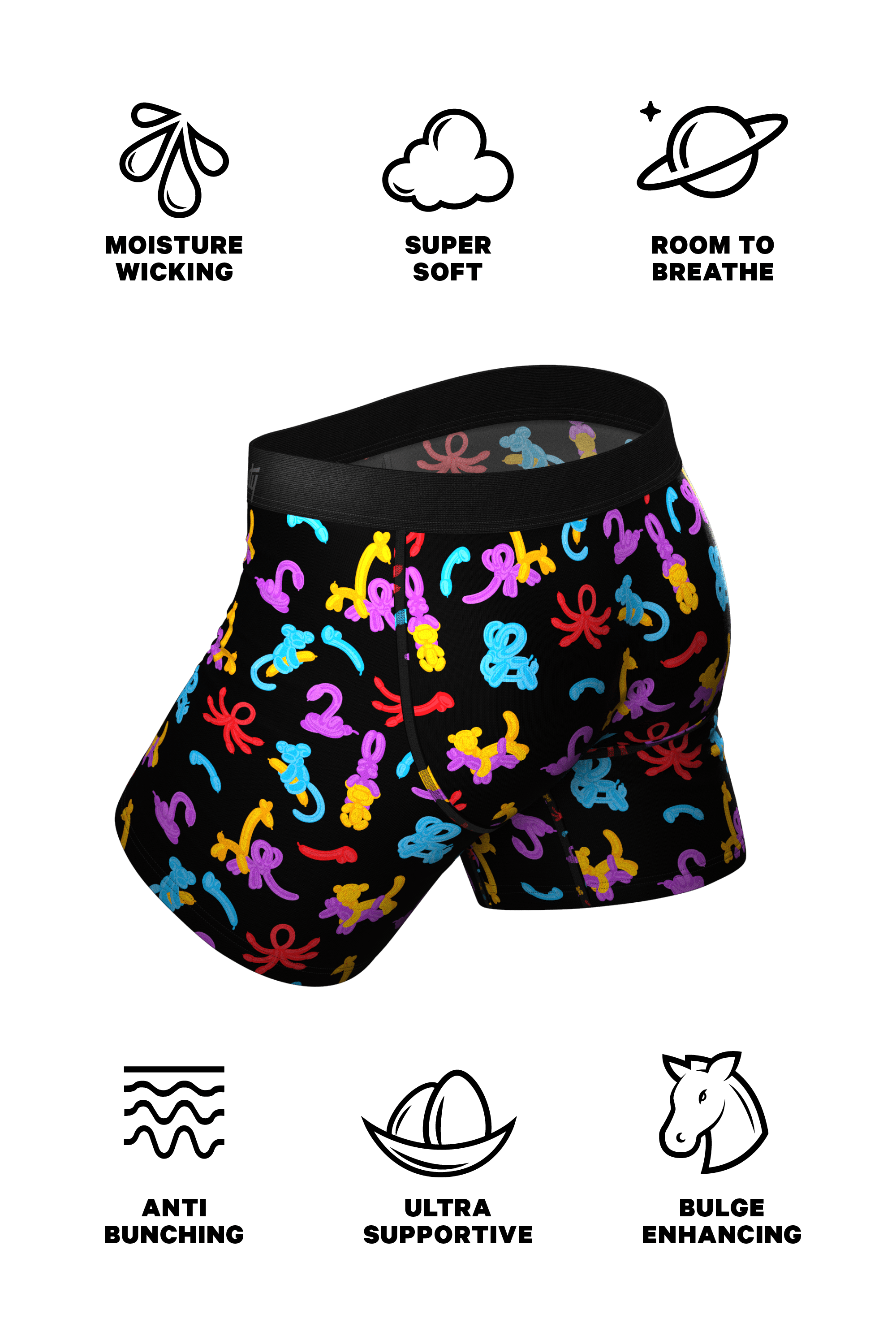 The Knot Tonights | Balloon Animal Ball Hammock® Pouch Underwear - Shinesty