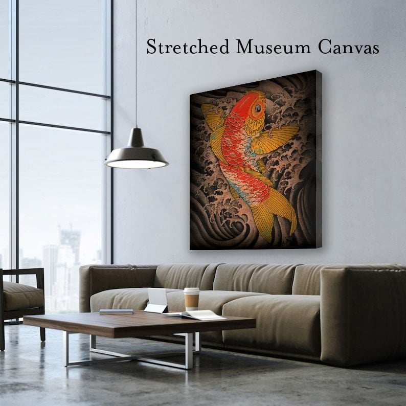 Black Market Art Company Koi Print - Black Market Art Company - Flyclothing LLC