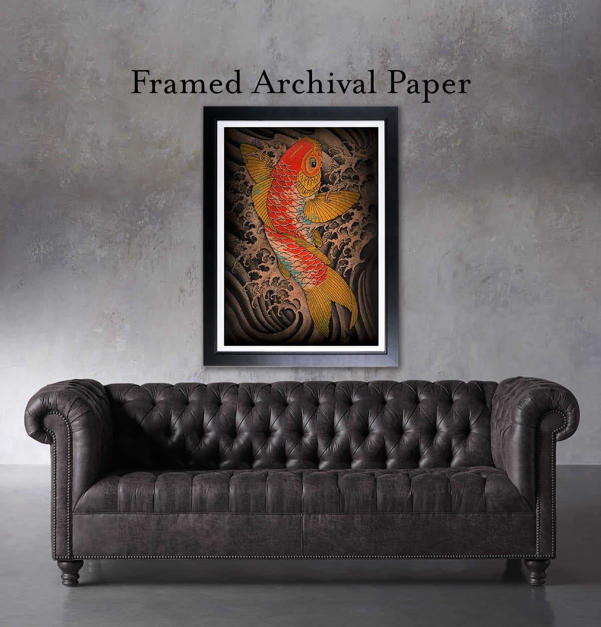 Black Market Art Company Koi Print - Black Market Art Company - Flyclothing LLC