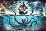 Black Market Art Company KRAKEN & Fantasy Art Prints Print