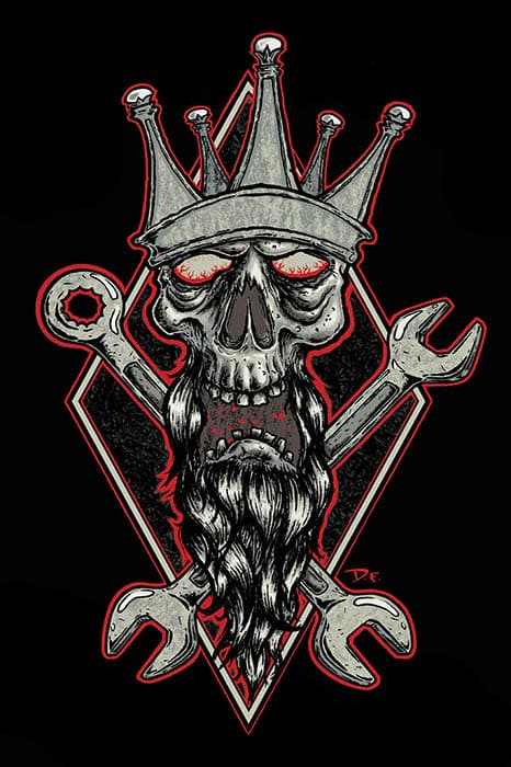 Black Market Art Company Kustom King Print