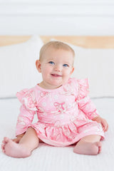 Howdy 3/4 Sleeve Flutter Twirl Bodysuit - Mila & Rose ® - Flyclothing LLC