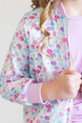 Mermaid Scales Satin Jacket - Mila & Rose ® - Flyclothing LLC