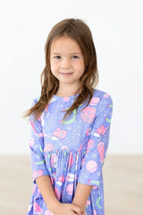 SALE Neon Moon 3/4 Sleeve Pocket Twirl Dress - Mila & Rose ® - Flyclothing LLC
