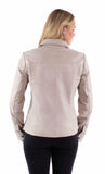 Scully Leather Vanilla Snap Front Shirt Jacket - Scully Leather