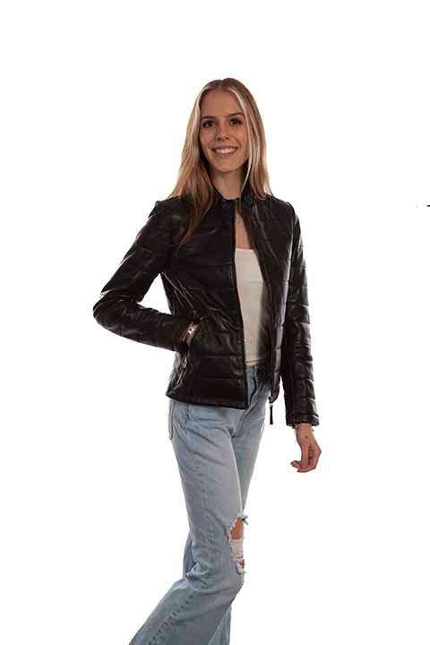 Scully Leather Black Lamb Ladies Jacket