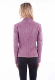 Scully Leather Lavender Ladies Zip Front Jacket - Scully Leather