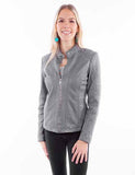 Scully Leather Sky Ladies Zip Front Jacket - Scully Leather