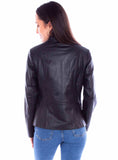 Scully Leather Womens leatherwear black lamb zip front jacket - Scully Leather - Flyclothing LLC