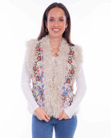 Scully Leather Leatherwear Womens Emb Ladies Vest - Scully Leather - Flyclothing LLC