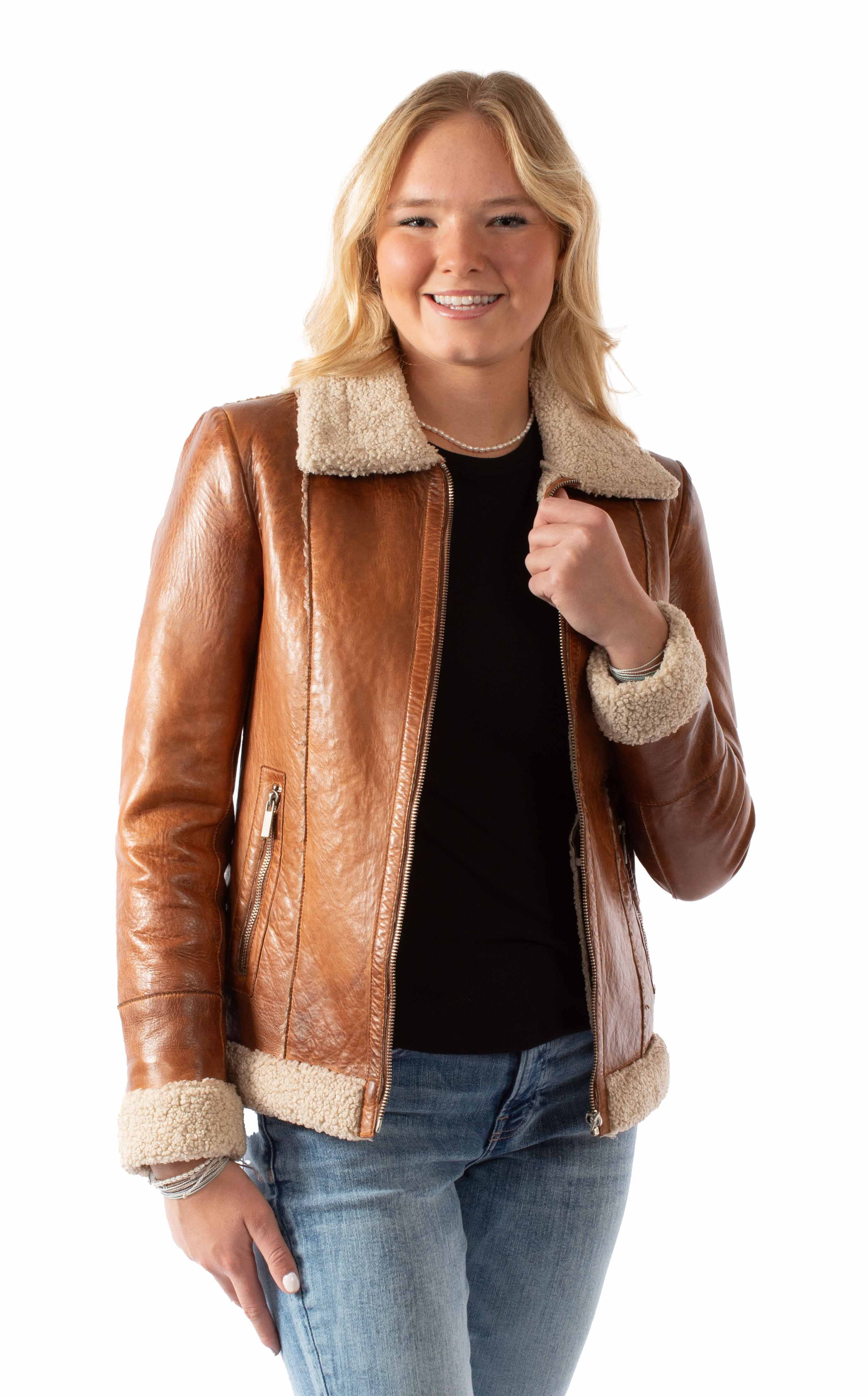 Scully Leather Leatherwear Womens Ladies Jacket