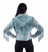 Scully Leather Leatherwear Womens Ladies Fringe Jacket - Scully Leather - Flyclothing LLC