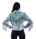 Scully Leather Leatherwear Womens Ladies Fringe Jacket - Scully Leather - Flyclothing LLC