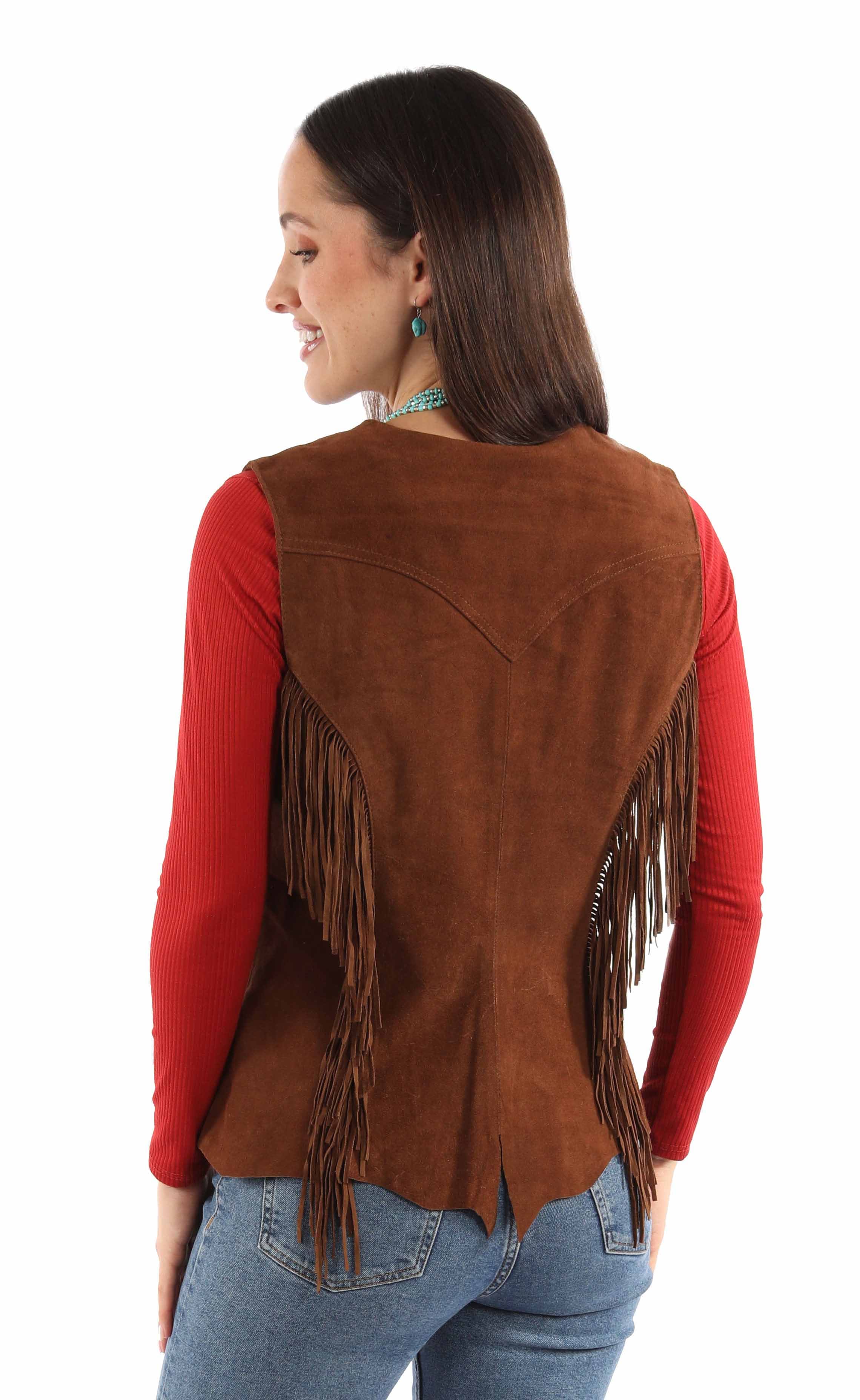 Scully Leather Leatherwear Womens Ladies Vest - Scully Leather