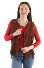 Scully Leather Leatherwear Womens Ladies Vest