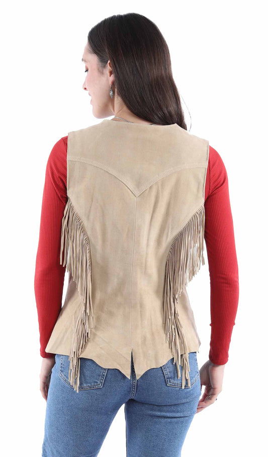 Scully Leather Leatherwear Womens Ladies Vest